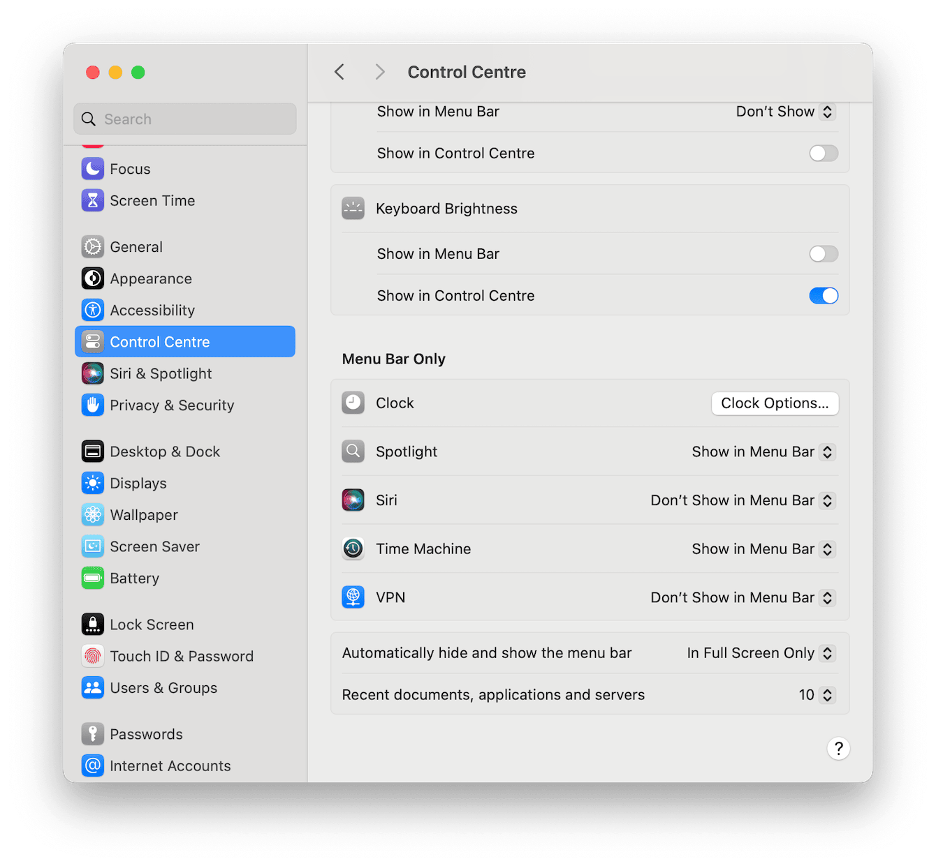 how to turn your keyboard light off mac